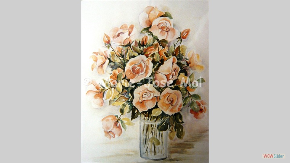 roze rozen 50x60