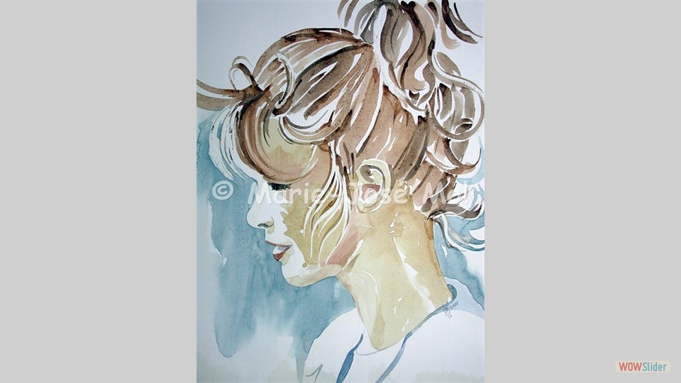 Blondine 50x60