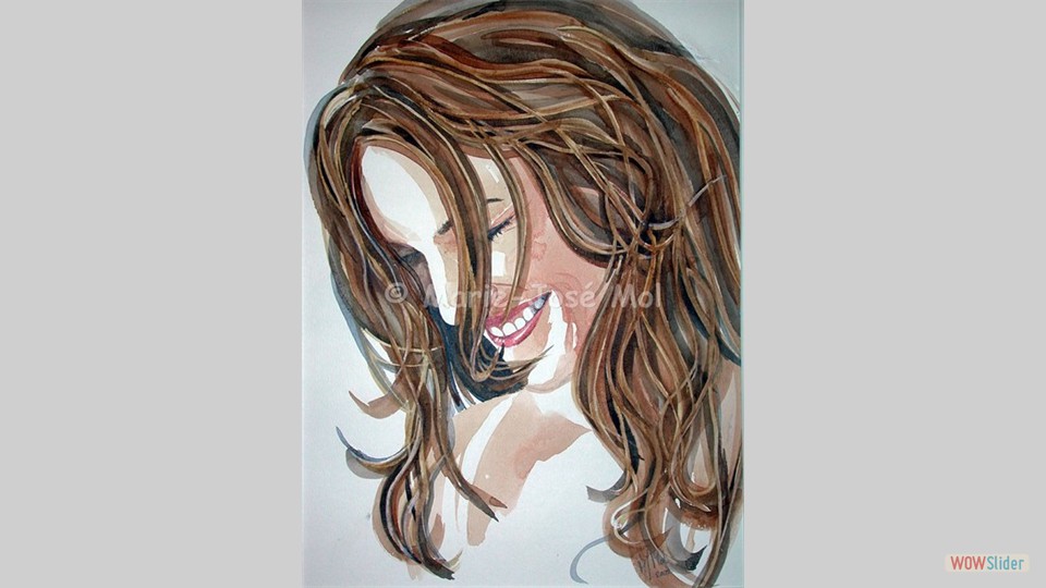 Brunette 50x60